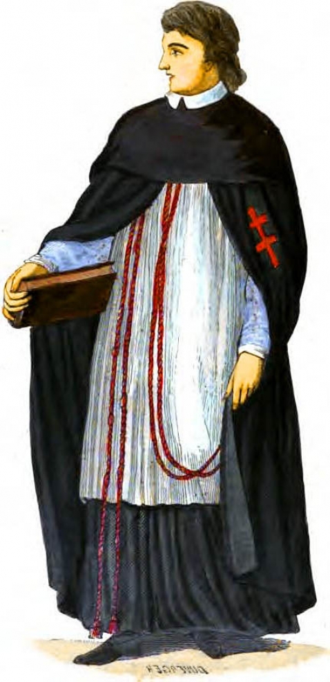 Le costume des chanoines du Saint-Sépulcre