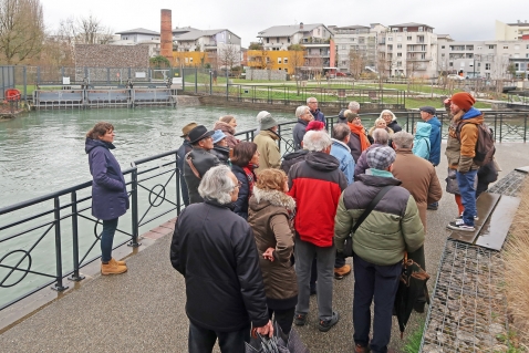 Près de la centrale hydroélectrique du Cercle de l'Eau