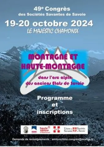 congres societes savantes de savoies